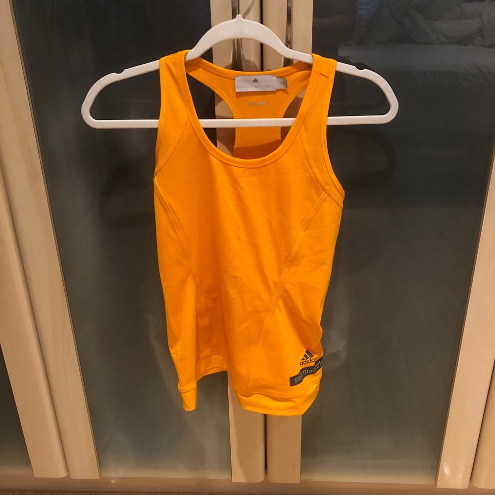 Adidas by Stella McCartney Orange Work Out Top